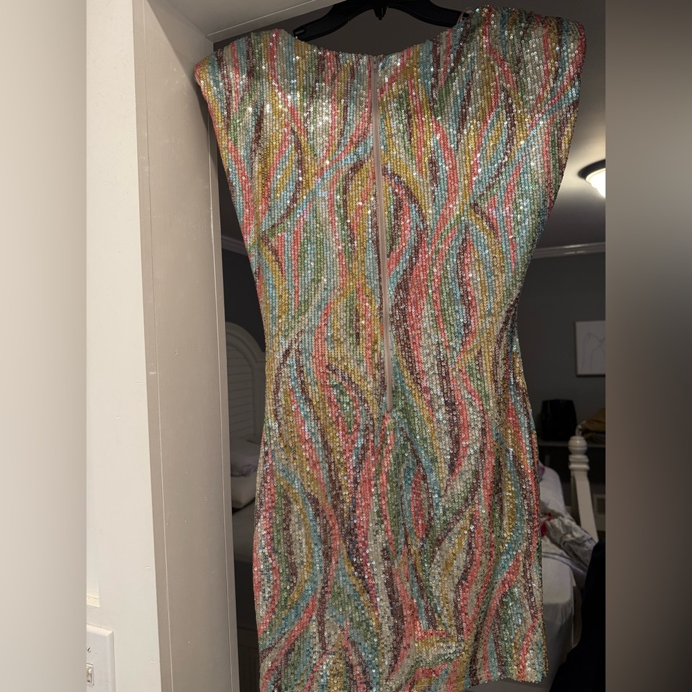 Holiday sequin dress